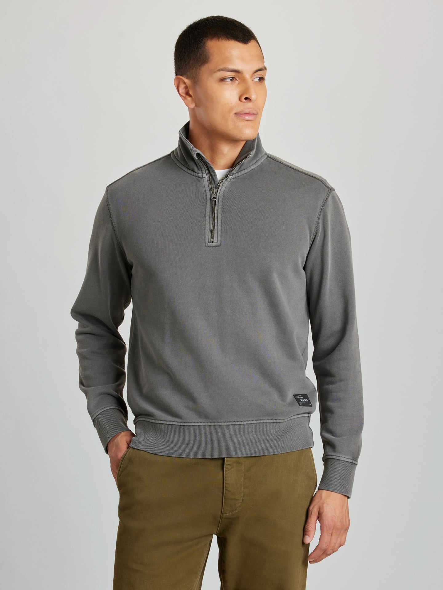 Bronn Half-Zip Mock Neck Sweatshirt | UNION