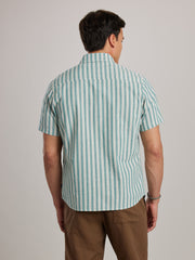 Promenade Textured Stripe Button-Up Shirt view2