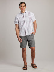 Valencia Seersucker Button-Up Shirt view8