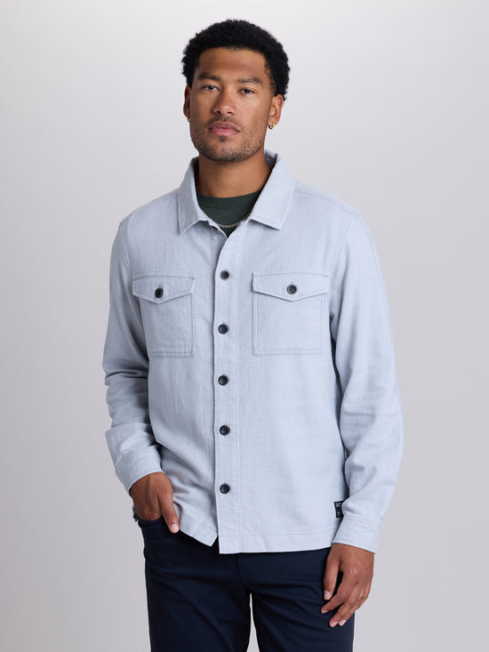 View Charleston Linen Shirt Jacket S Vapor