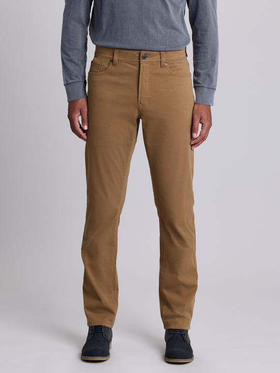 View Comfort Flex Knit 5-Pocket Pant 30/34 Chestnut